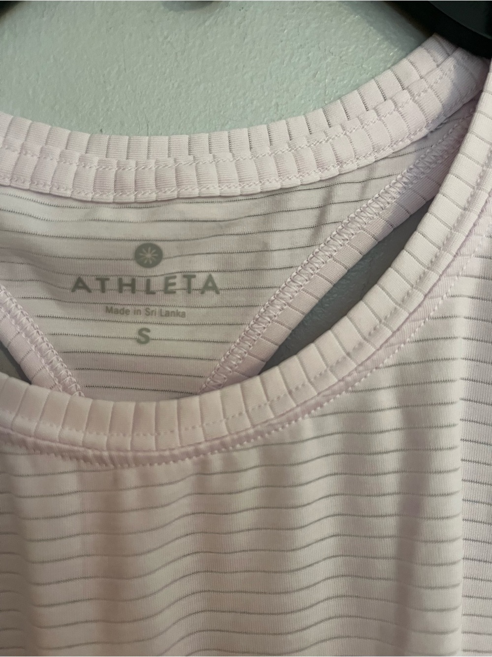 Athleta Soft Light Pink Ribbed Tank - Picture 3 of 4